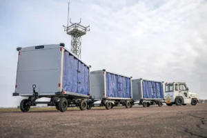 BCT80 Baggage Cart in chain