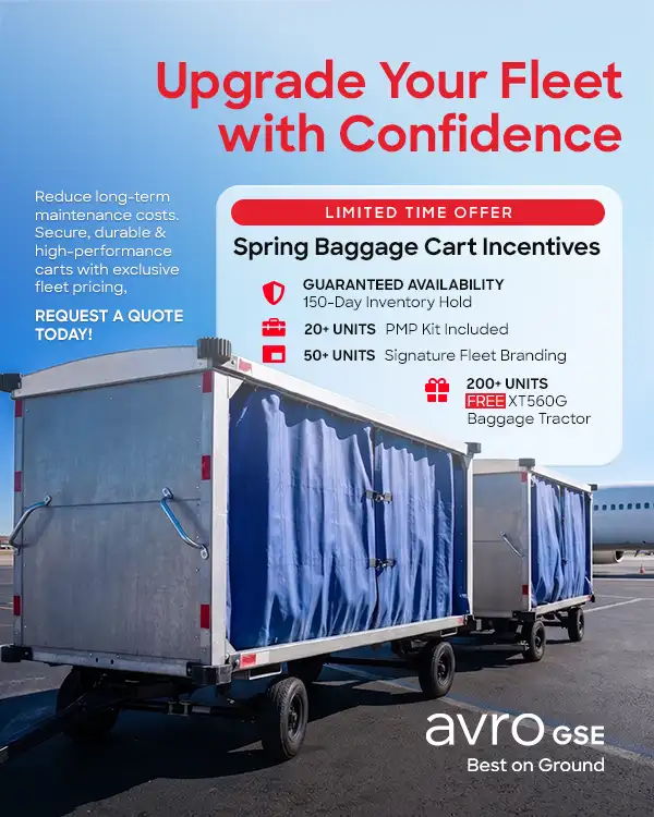 Upgrade Your Fleet with Spring Baggage Cart Incentives